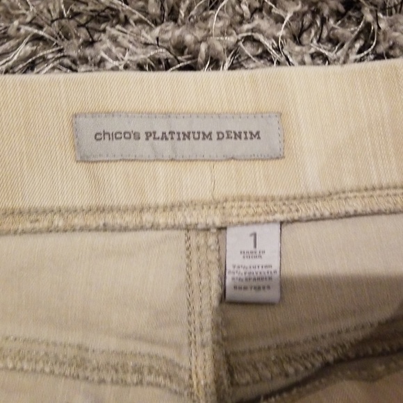 Chico's platinum denim slim fit - Picture 3 of 8